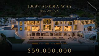$59 Million Dollar Bel Air Mansion Tour with Full Size NBA Basketball Court!