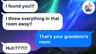 【Apple】Crazy MIL finds us and locks herself in our house after we move away to escape her
