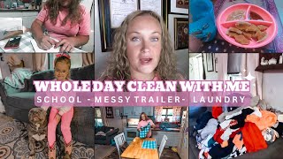 I HAVE SO MUCH TO DO  | SINGLE WIDE CLEAN WITH ME | GOING OUT OF TOWN