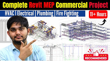 Revit MEP Complete Project 11+ Hours | HVAC | Electrical | Plumbing | Fire Fighting