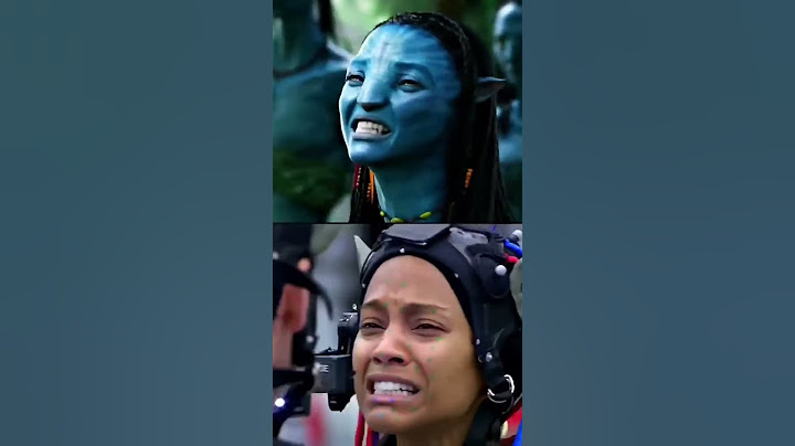 İşte oyunculuk budur.. #avatar kamera arkası
