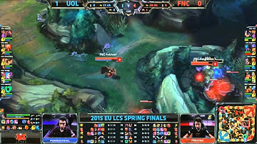 UOL vs Fnatic | LCS EU 2015 Spring Playoffs | Döntő | BO5 | 2. meccs