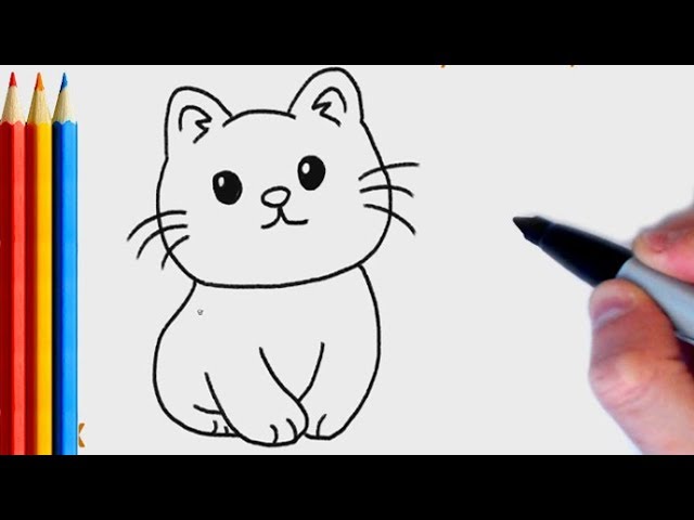 Cat Drawing | Skip To My Lou