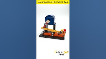 Motorization of Crimping Tool #mechanical #engineering #mechanism #solidworks #cad #fusion360