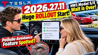Tesla 2026.27.11 HUGE Update! Is Pothole Avoidance Spotted HW3 Wait Is Over! | 2026.27.11 Rollout
