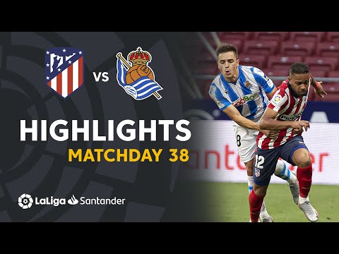 Atletico Madrid Real Sociedad Goals And Highlights