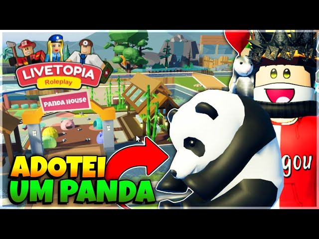 Roblox - FICAMOS RICAS e ENCONTRAMOS BEBÊS PANDAS (LIVETOPIA)