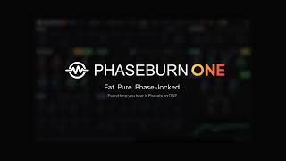 Phaseburn One sound demo: everything you hear is one synth