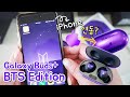 [Eng]갤럭시 버즈 BTS 에디션 Unboxing! 아이폰도 연동? Unboxing Samsung Galaxy buds BTS Edition💜iPhone Compatibility