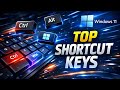 MOST USEFUL KEYBOARD SHORTCUTS IN WINDOWS 11