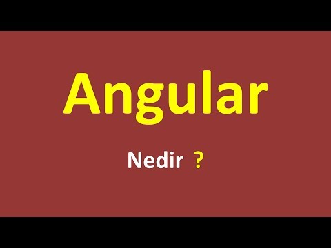 Video: AngularJS için hangi yazılım kullanılır?