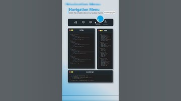 🌐 Create a Stunning Navigation Menu with CSS3! 💻✨||#shorts #shortvideo #css3 #menu #htmlcssjs #web3