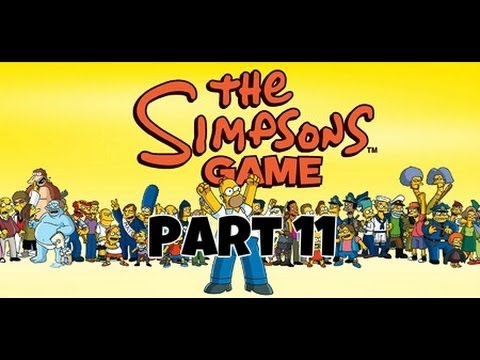 Simpsons Game - Walkthrough - Part 11 - No commentary - YouTube