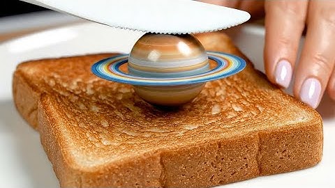Melting Planet on Toast🍞🌍 | Satisfying & Relaxing AI ASMR