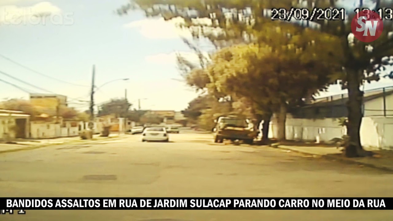 VÍDEO | Bandidos assaltam morador na rua ao lado da Praça H em Sulacap