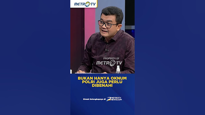 Bukan Hanya Oknum, Tapi Polri Juga Perlu Dibenahi #shorts