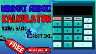 Membuat Aplikasi Kalkulator Dengan Excel #Part 1 Tampilan Aplikasi screenshot 5