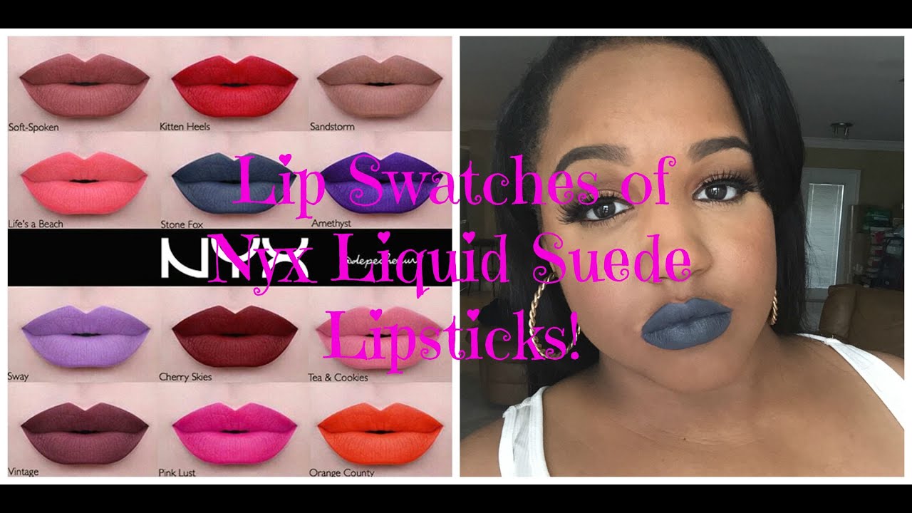 NYX LIQUID SUEDE SET (VINTAGE 12 /CHERRY SKIES 03/ KITTEN HEELS 11) :  Amazon.ae: Beauty