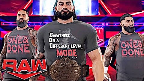 Official WWE RAW Intro - WWE 2K22 Universe Mode