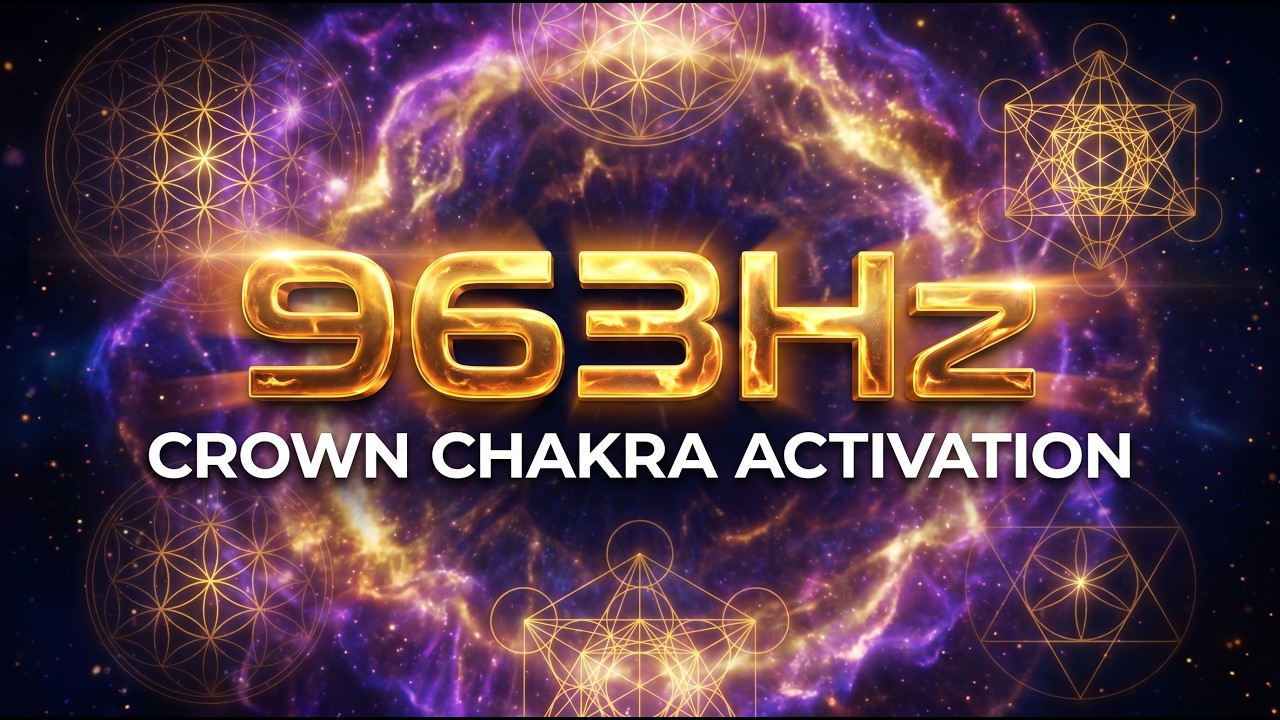 963Hz Pineal Gland Activation | Open Your Third Eye | 1 Hour Deep ...