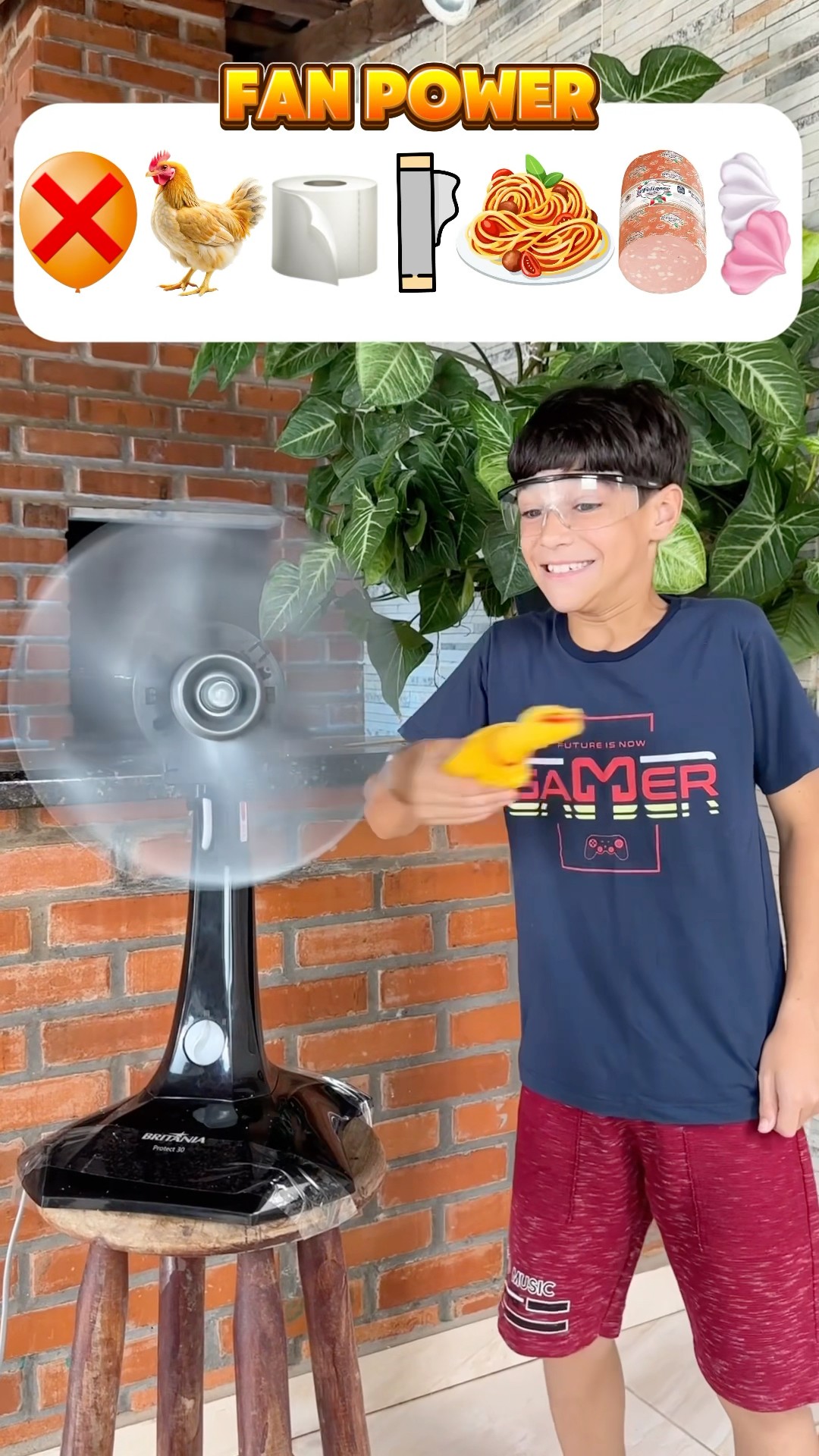 Será que o ventilador vai quebrar?!? #shorts #challenge