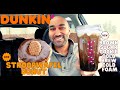 Dunkin Stroopwafel Donut and Brown Sugar Cookie Cold Brew Foam - Stale Donut Problems!