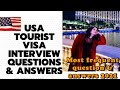 USA tourist Visa (B1/B2) Interview Question& Answers|Interview TIPS |real time Exp|Swati Chaturvedi