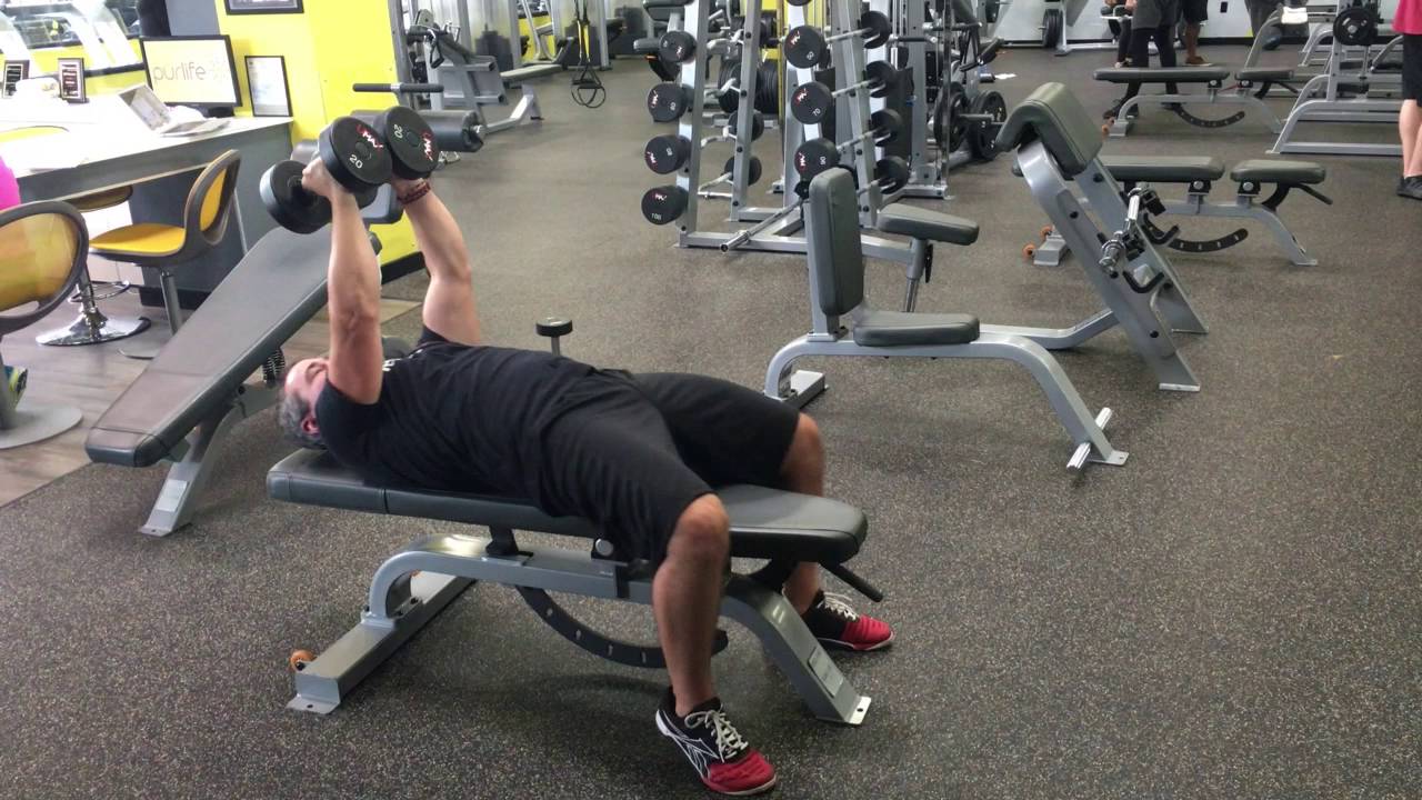 Dumbbell Tri-Set 1 chest exercises no weights