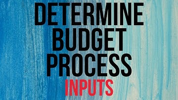 DETERMINE BUDGET Process | INPUTS | PMBOK | PMP 2025