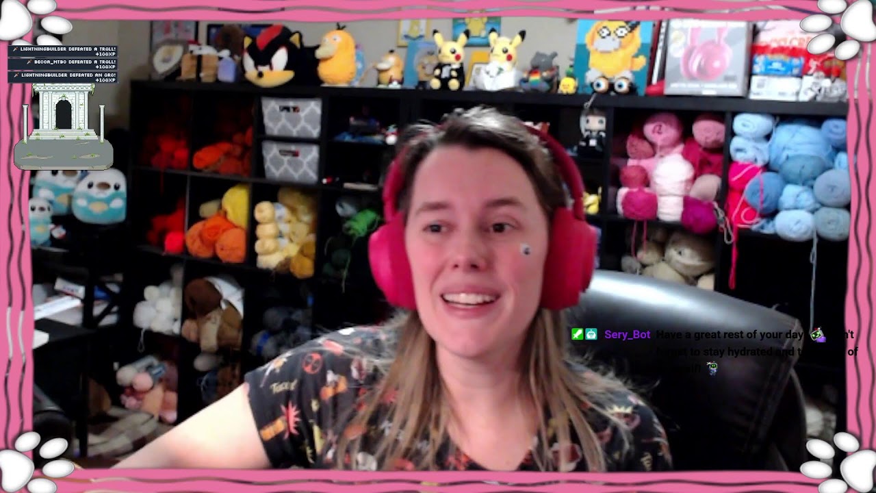 Saturday morning stitch-a-long | !discord !kofi !throne !sfx