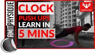 Build More Lean Muscle Clock Pushup | Clock Pushup Tutorial Hindi