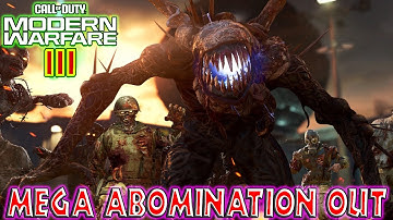 TAKING OUT THE MEGA ABOMINATION :MW3 ZOMBIES GAMEPLAY (NO COMMENTARY)