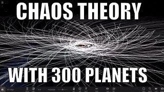 Creating Chaotic Star System With 300 Massive Planets