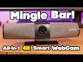 Mingle Bar : Smartest Zoom Certified 4K Webcam, Mic, Speaker by Avermedia! PA511D