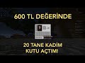 600 TL DEĞERİNDE KADİM KUTU AÇTIM! Craftrise Skyblock 20 Tane Kadim Kutu Açılımı