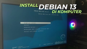 Tutorial : INSTALL LINUX DEBIAN 13 "TRIXIE" DI KOMPUTER (Untuk Pemula)