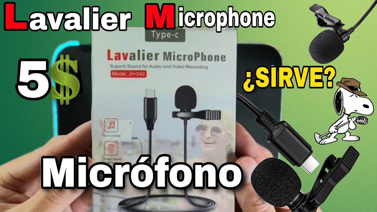 Micrófono Solapa Lavalier Android Celular Computador Tipo C