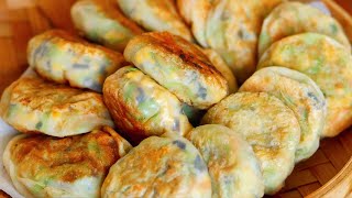 Pan-fired Vegetable Pie in 20 Minutes. by 七食七 Qi's Unique Flavors 1,343 views 10 months ago 2 minutes, 8 seconds