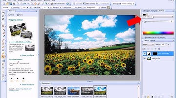 Serif PhotoPlus X4 Tutorial - Restoring Colour using the Black and White Studio