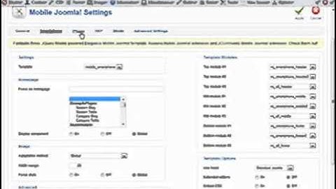 How to Setup Mobile Joomla Video