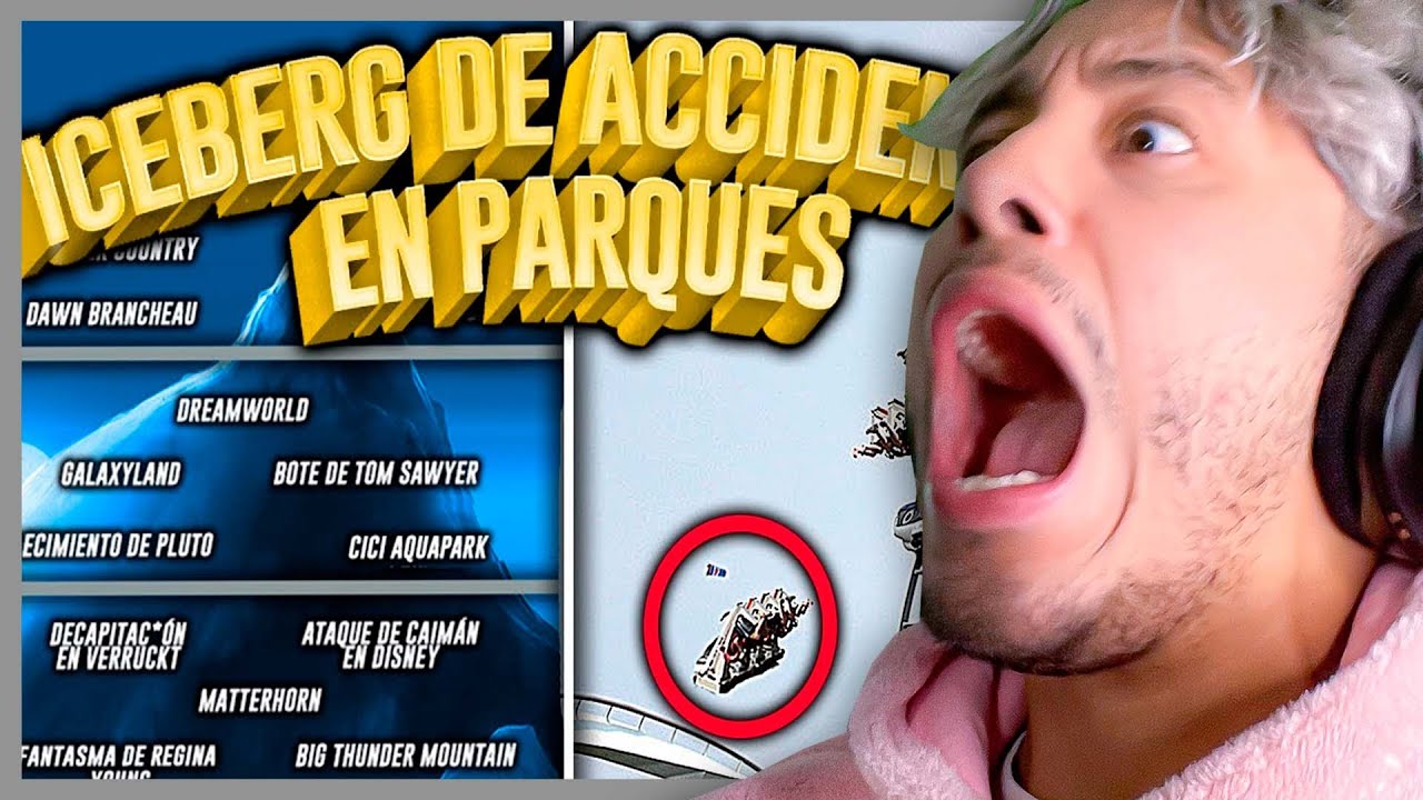 MAAU REACCIONA AL ICEBERG DE 4CClDENTES EN PARQUES DE DIVERSIONES