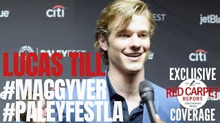 Lucas Till interviewed from CBS’s MacGyver at #PaleyFestLA 2019 #MacGyver