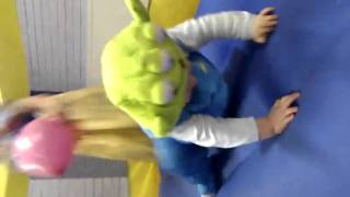 Bouncy space alien