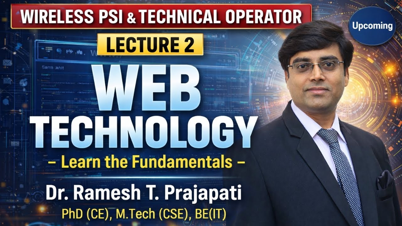 Web Technology | Wireless PSI & Technical Operator Exam | Complete ...