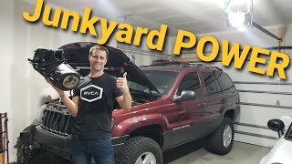 MORE Junkyard POWER MODS Jeep Grand Cherokee WJ Project 'Cheap Jeep'