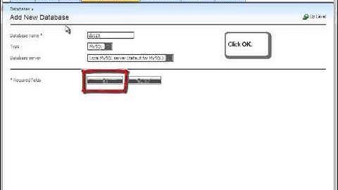 Create MySQL Database and User in Plesk 11
