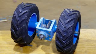 HOW TO MAKE THE REAR AXLR OF A HEAVY RC TRACTOR [P#02]