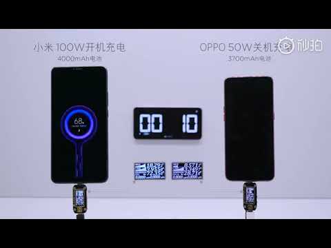 Xiaomi 100W fast charging