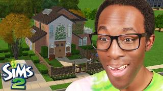 I Built A Cottage Home For A WARLOCK In The Sims 2!