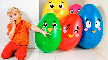 Surprise Eggs Adventure 🐣 Happy Easter Day + More with Oliver!